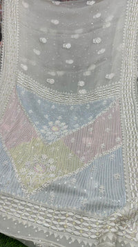 PREMIUM ORGANZA SAREE - Chikankari official