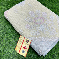 PREMIUM ORGANZA SAREE - Chikankari official