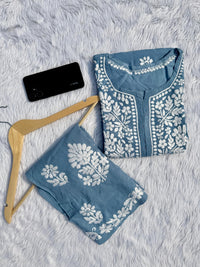 Premium Rayon Co ord Heavy set - Chikankari official