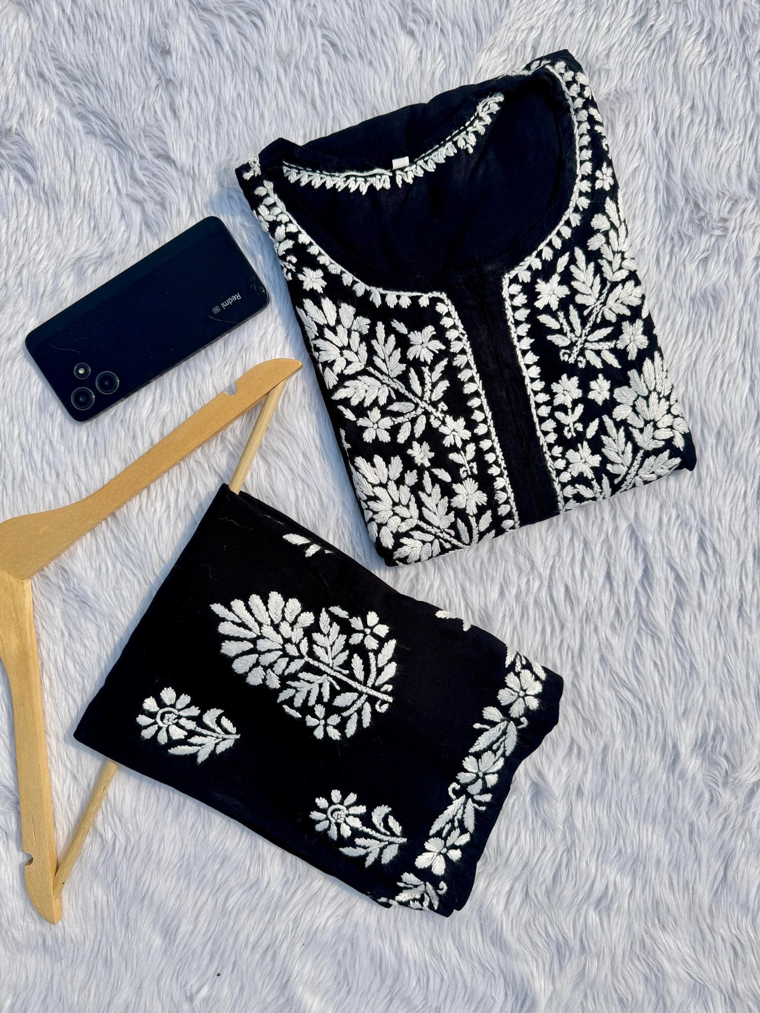 Premium Rayon Co ord Heavy set - Chikankari official
