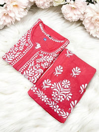 Premium Rayon Co - Ord Kurta Plazzo Set - Chikankari official