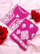 Premium Rayon Co - Ord Kurta Plazzo Set - Chikankari official
