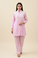 Premium Rayon Lechaka Knits Soft Co-ord Set | Chikankari Official - Chikankari official