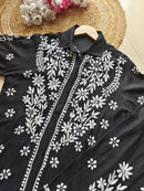 Premium Rayon Shirt Pant Co ord Sets - Chikankari official