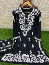 Premium Reyon fabric Cool & Fancy Cord Set - Chikankari official