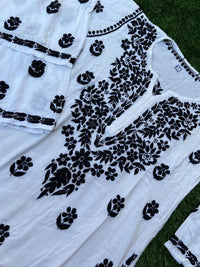 Premium Reyon fabric Plazzo Set - Chikankari official