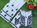 Premium Reyon fabric Plazzo Set - Chikankari official