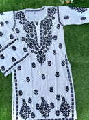 Premium Reyon fabric Plazzo Set - Chikankari official