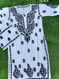Premium Reyon fabric Plazzo Set - Chikankari official