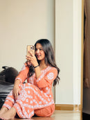 Premium soft and breezy rayon plazo set - Chikankari official