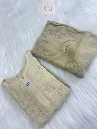 Premium Soft Rayon Buta Co ord set - Chikankari official