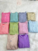 Premium Soft Rayon Buta Co ord set - Chikankari official