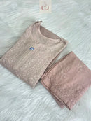 Premium Soft Rayon Buta Co ord set - Chikankari official