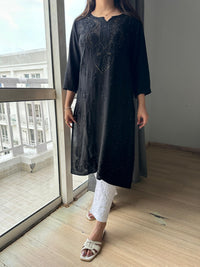 Premium Soft Rayon Muqaish kurti Santoshi Special - Chikankari official