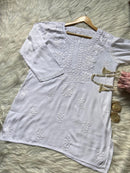 PREMIUM SPECIAL LIGHT WEIGHT OMBRE DYED RAYON SHORT TOP - Chikankari official