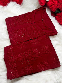 Premium Tone to tone Heavy Rayon combo Roopal Special - Chikankari official