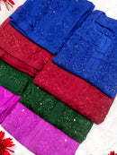 Premium Tone to tone Heavy Rayon combo Roopal Special - Chikankari official