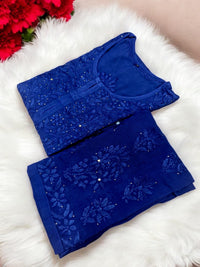 Premium Tone to tone Heavy Rayon combo Roopal Special - Chikankari official