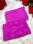 Premium Tone to tone Heavy Rayon combo Roopal Special - Chikankari official