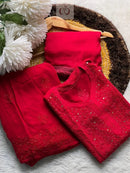 Premium Viscose Dyeable Sharara Pair - Chikankari official