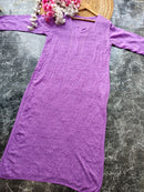 Premium viscose kurti With resham jaal allover work - Chikankari official