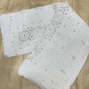 Premium Viscose Saree with Muqaish work - Chikankari official