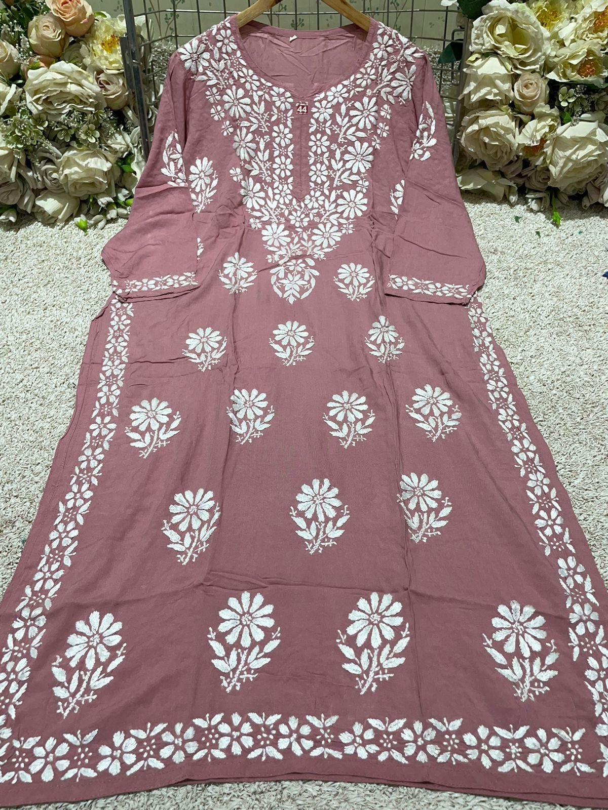 Presenting beautiful Modal Kurta - Chikankari official