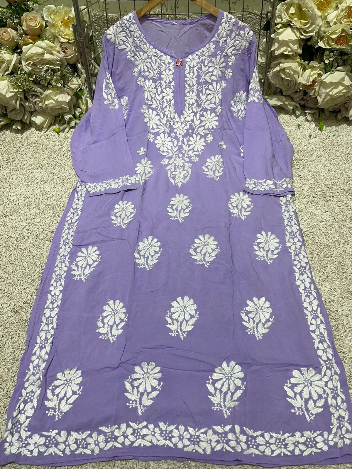 Presenting beautiful Modal Kurta - Chikankari official