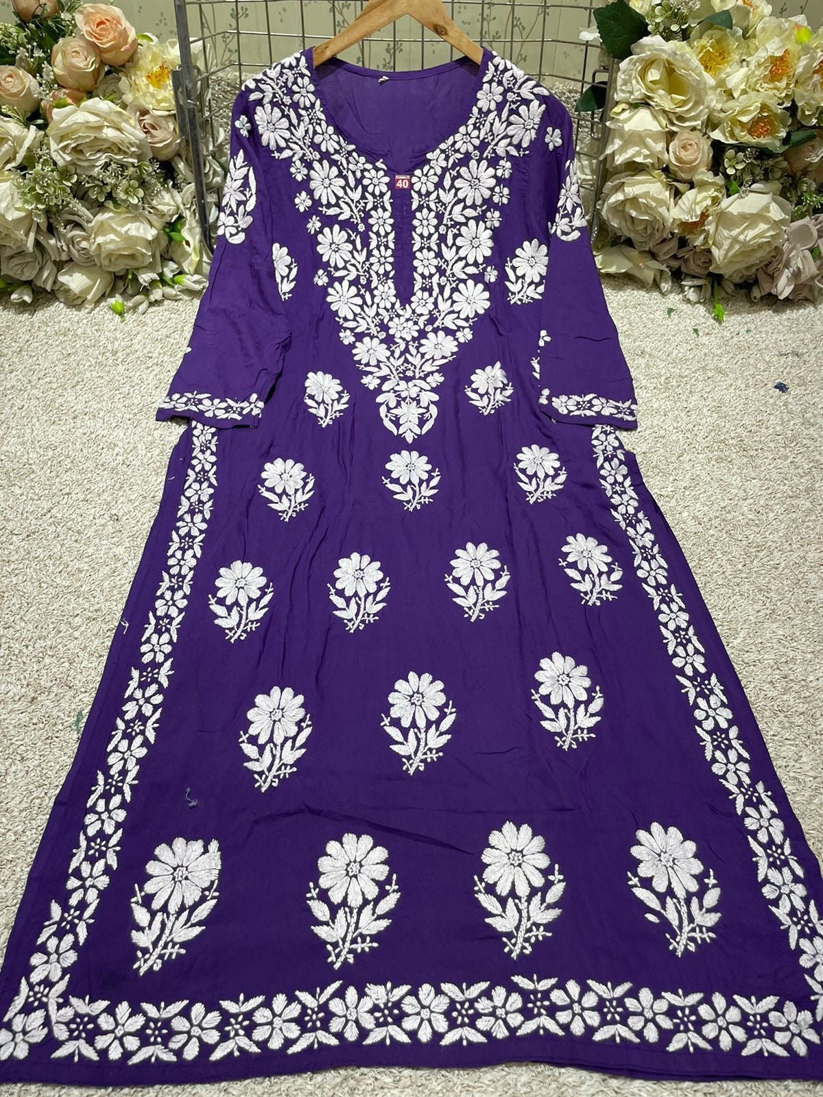 Presenting beautiful Modal Kurta - Chikankari official