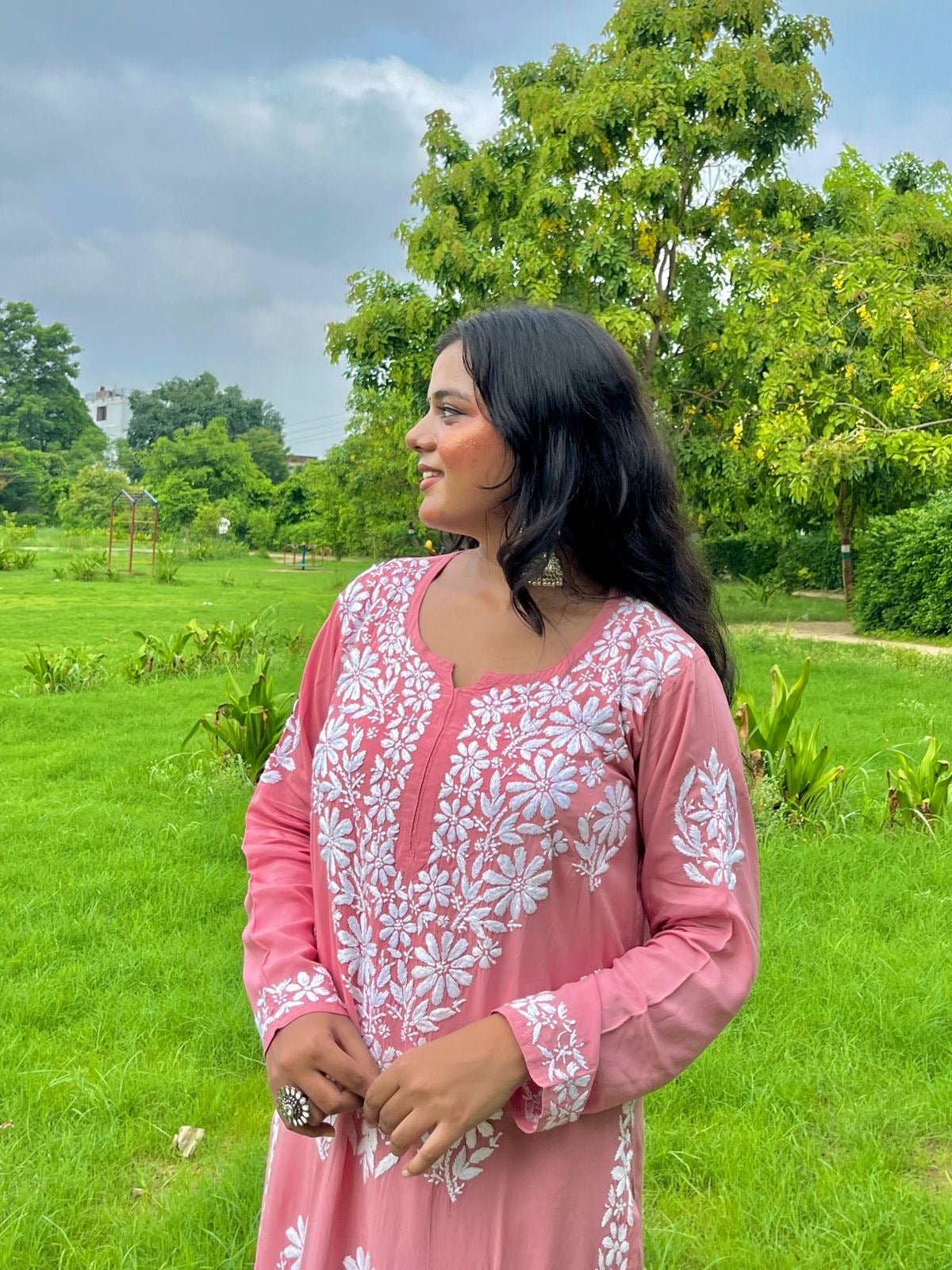 Presenting beautiful Modal Kurta - Chikankari official