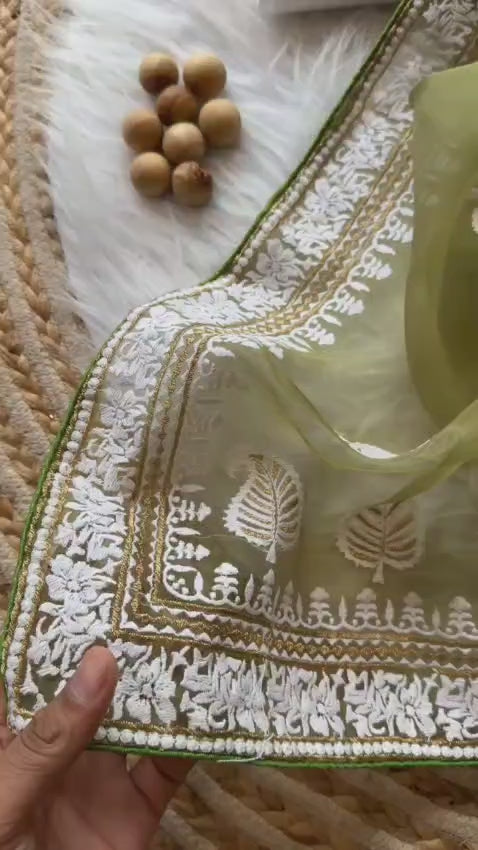 Mitali pure organza silk Saree