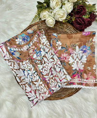 Printed Co - ord Chikankari set - Chikankari official