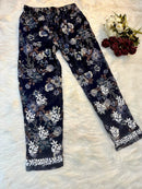 Printed Rayon cord set in 4 beautiful prints - Chikankari official