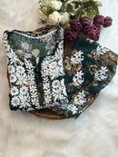 Printed Rayon cord set in 4 beautiful prints - Chikankari official