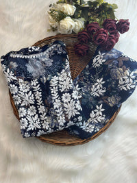 Printed Rayon cord set in 4 beautiful prints - Chikankari official