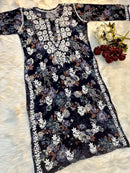 Printed Rayon cord set in 4 beautiful prints - Chikankari official