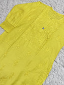 Pure Chanderi Cotton super Soft Shiny handwork - Chikankari official