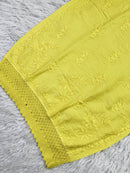 Pure Chanderi Cotton super Soft Shiny handwork - Chikankari official