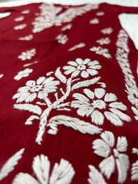 Pure cotton chikankari With beautiful embroidery - Chikankari official