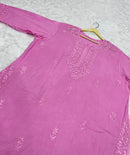 Pure Cotton plus Size Kurtis - Chikankari official
