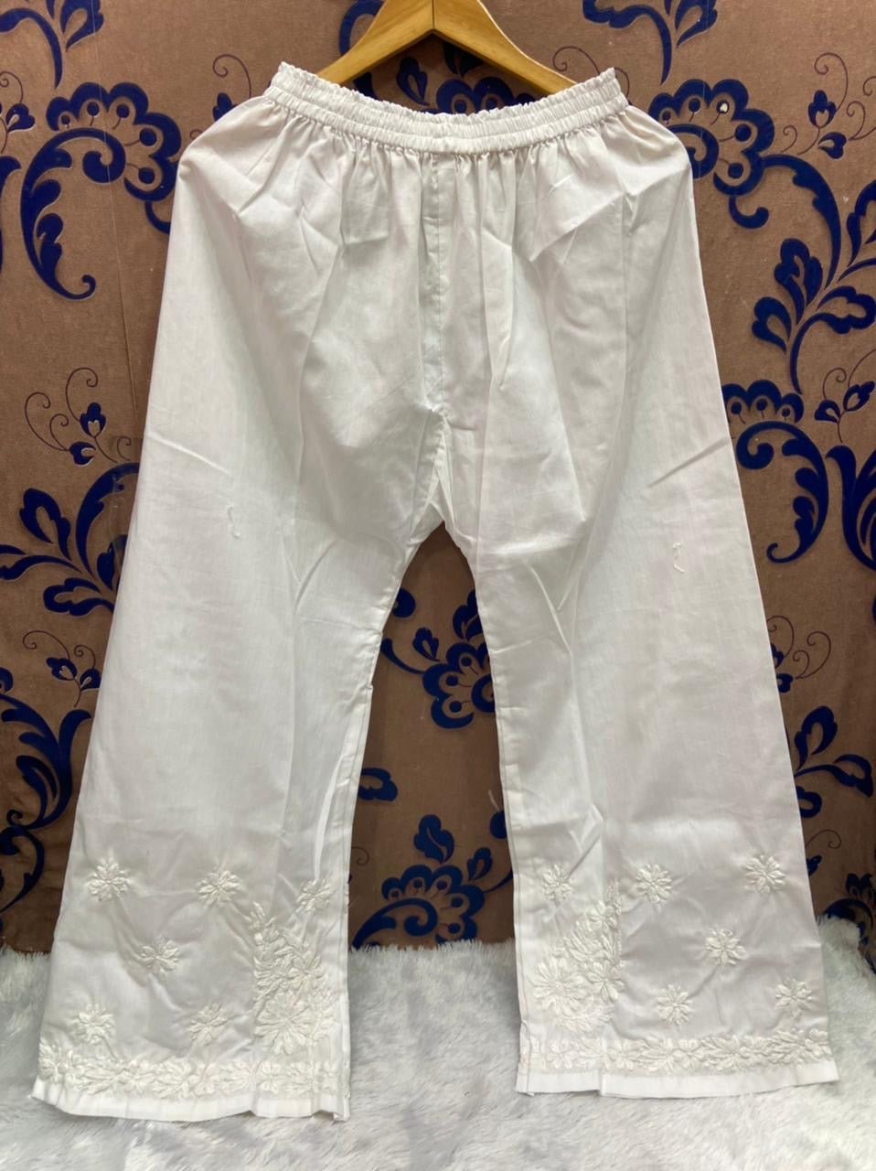 Pure Cotton short Tops - Chikankari official
