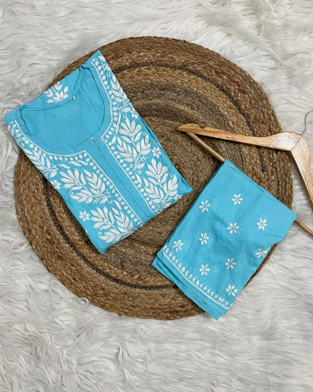 Pure Cotton Soft Chikan Combo - Chikankari official