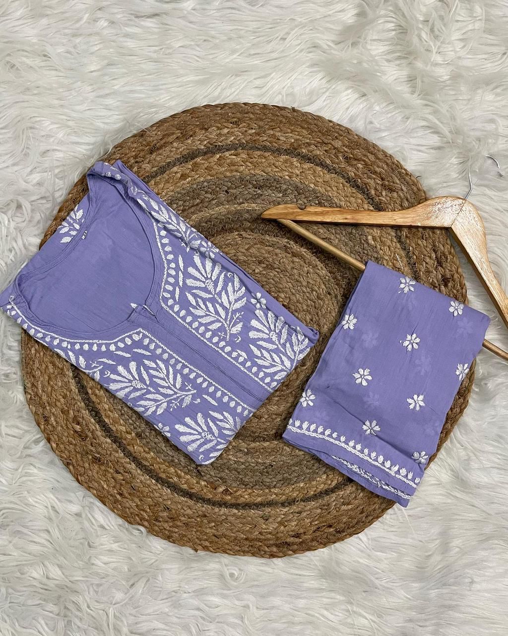 Pure Cotton Soft Chikan Combo - Chikankari official