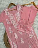 Pure Cotton Soft Chikan Combo - Chikankari official