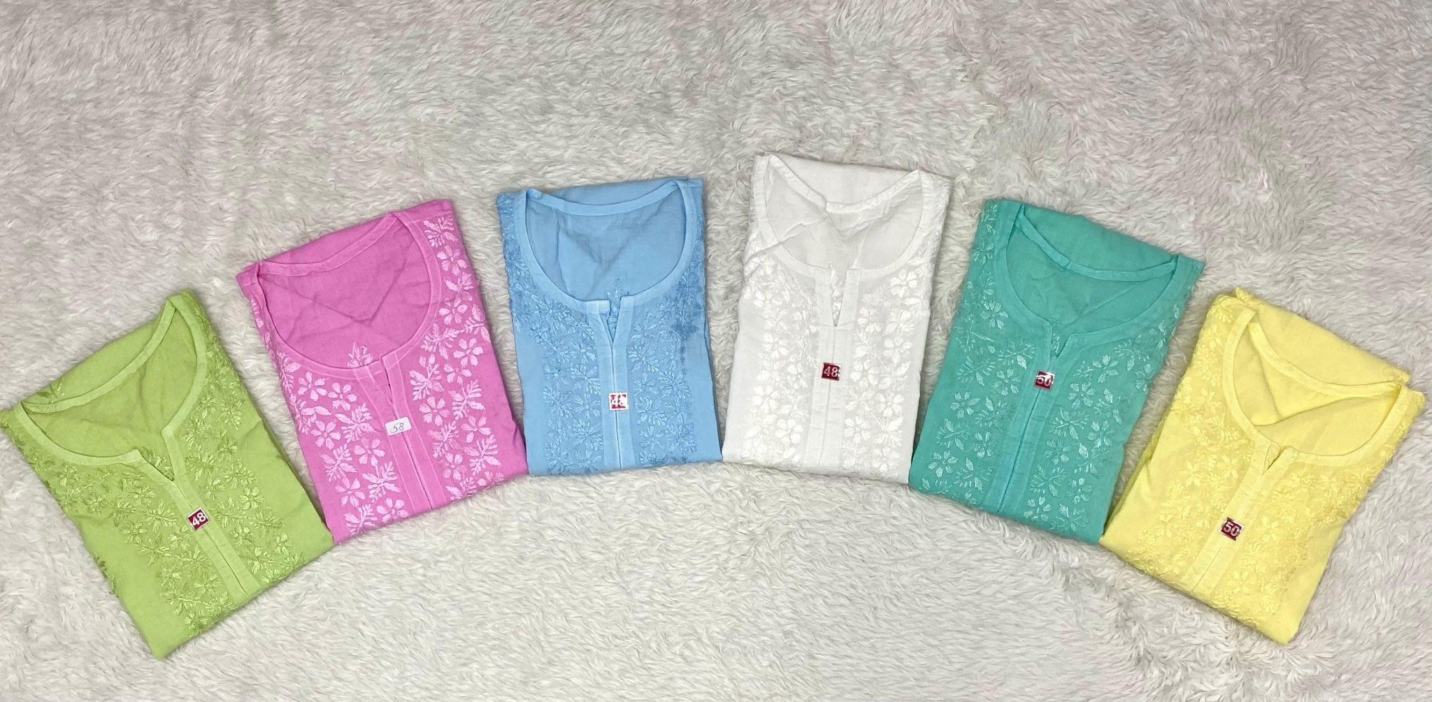 Pure Cotton soft Long Plus size Kurta - Chikankari official