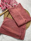 Pure dobby Cotton Muqaish work - Chikankari official