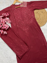 Pure dobby Cotton Muqaish work - Chikankari official