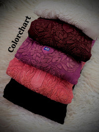 Pure Ghasspatti viscose Ombre shade - Chikankari official