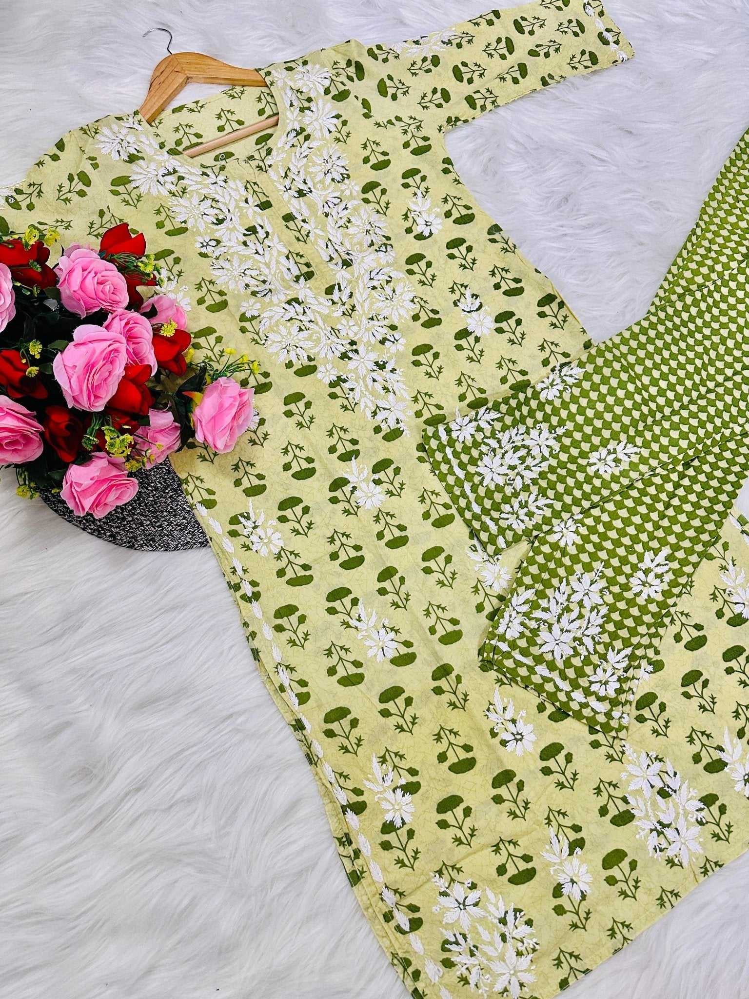 Pure Handowork Soft & Comfy Mul Combo - Chikankari official