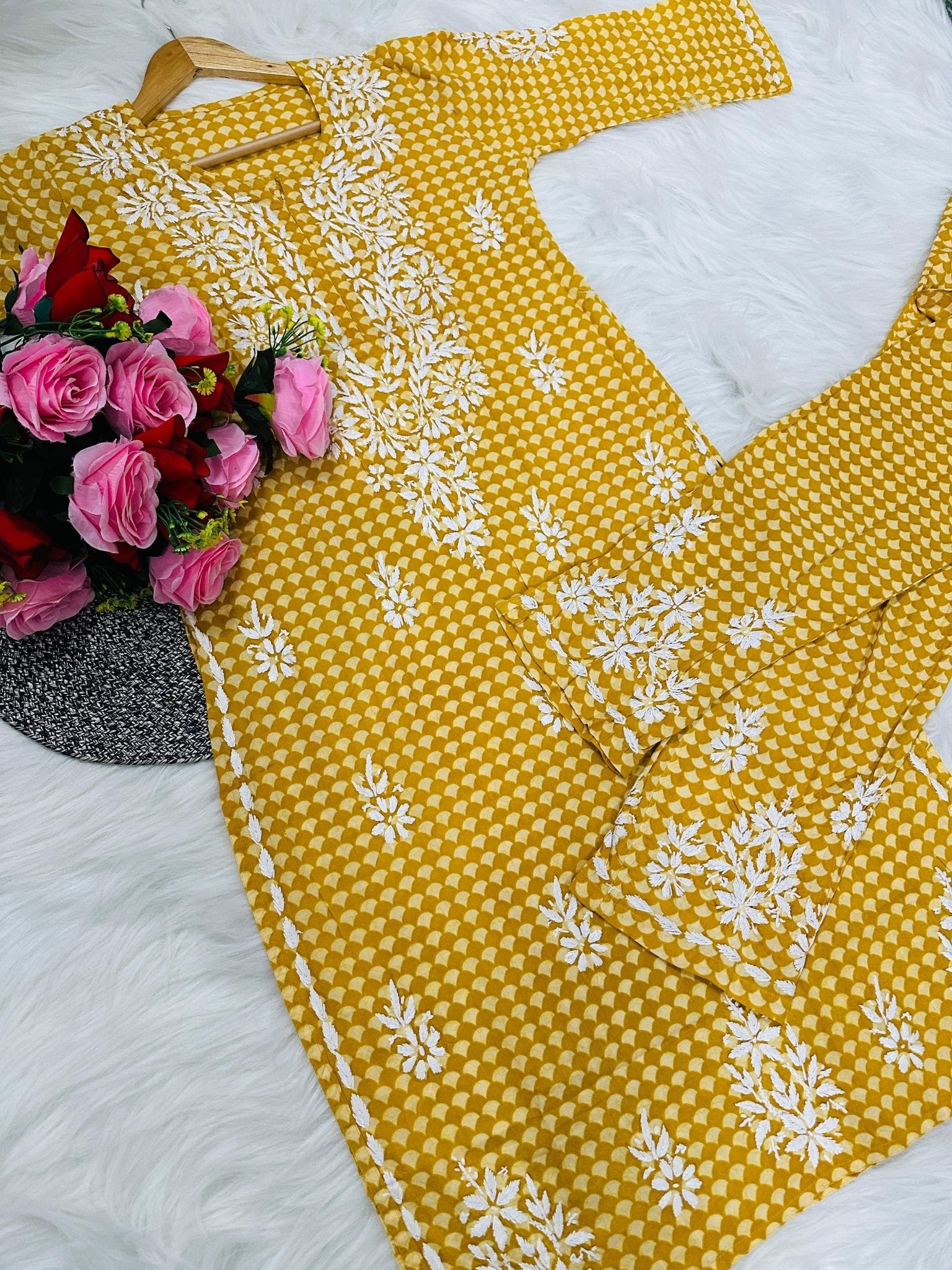 Pure Handowork Soft & Comfy Mul Combo - Chikankari official